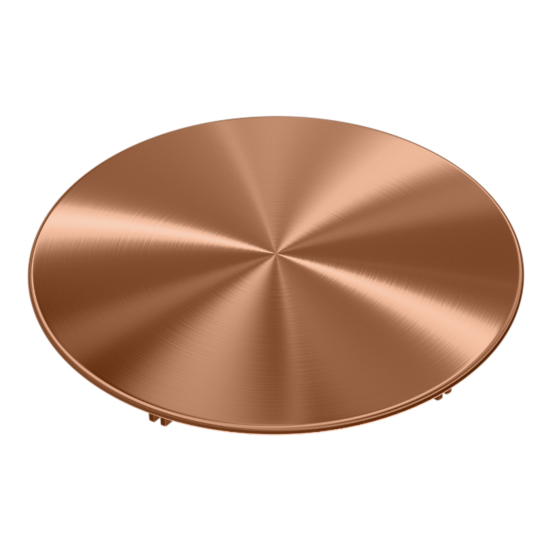 Tasca lefolyó takaró, szálcsiszolt PVD felület, Copper, réz