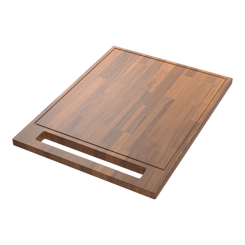 Tasca vágódeszka, iroko fa, natur, 436 x 330 x 20 mm